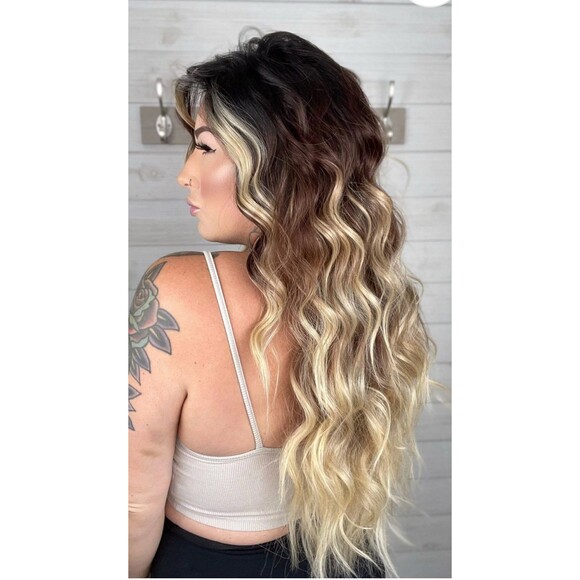 Rebel Gypsy “Count on you”Premium synthetic Scalp illusion lace front wig New
